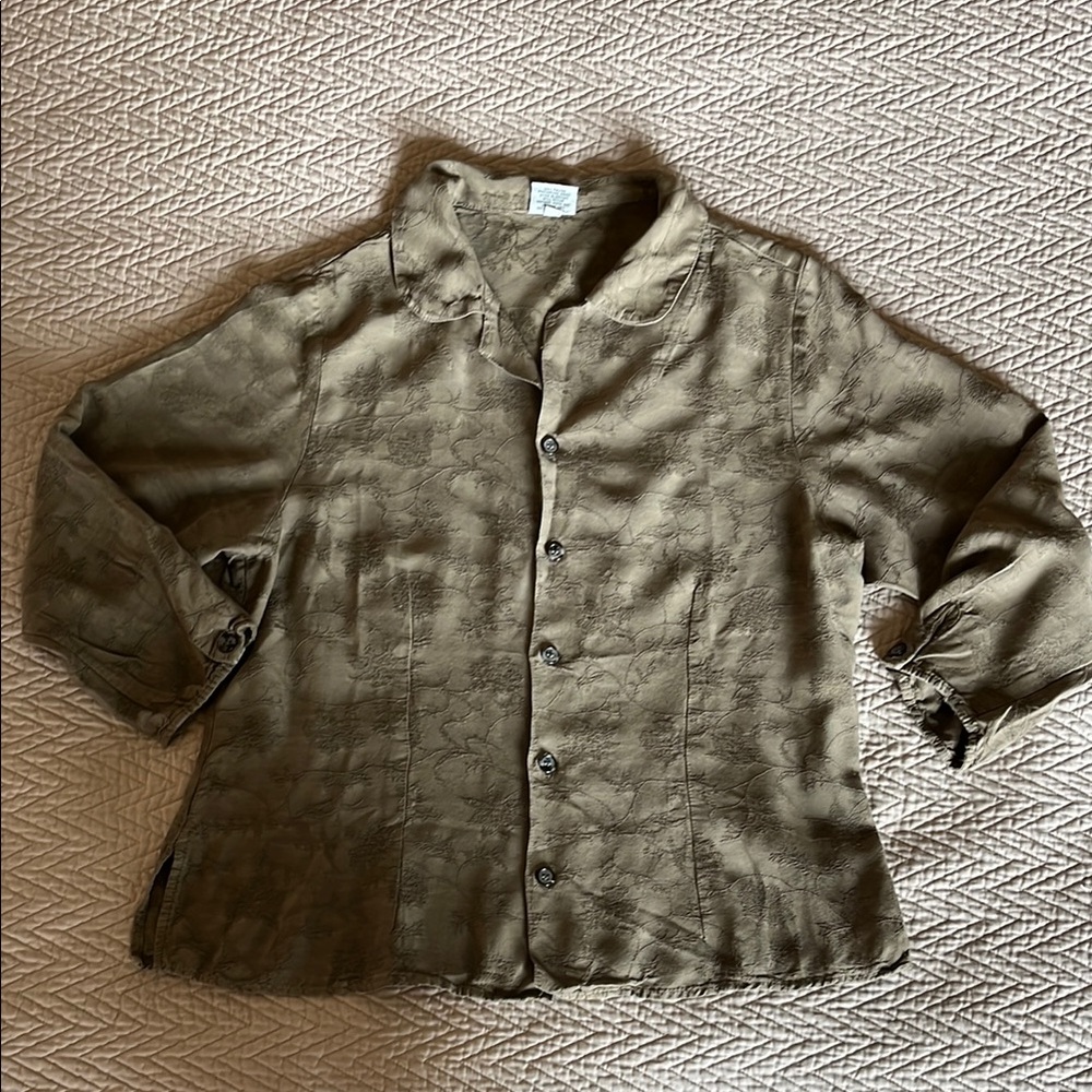 CP Shades Olive Green Blouse